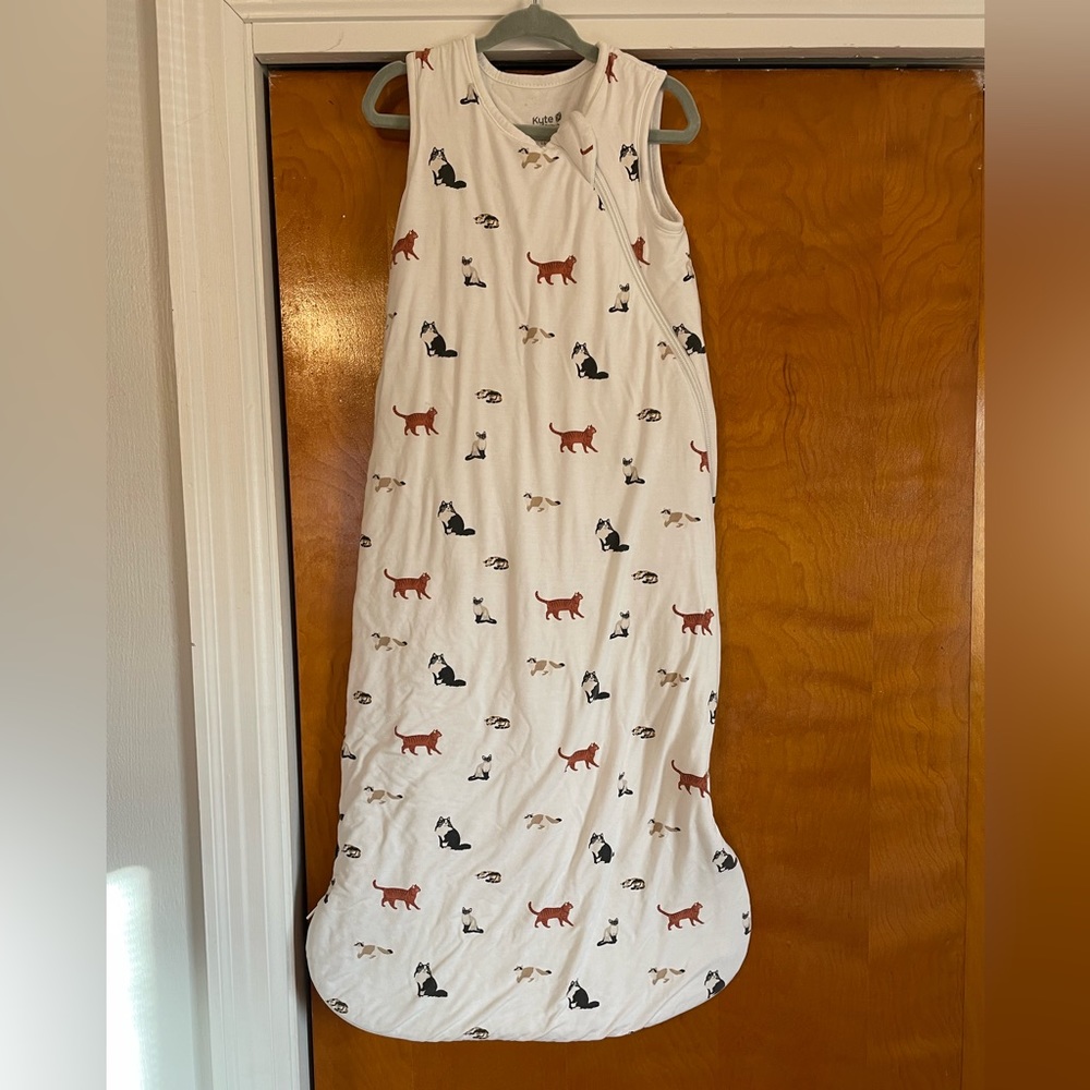 Kyte baby 1.0 tog size medium sleep sack, Cats print